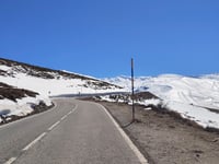 Pico Veleta / Alto de la Sierra Nevada von Cenes de la Vega über Pradollano