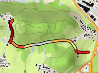 Plainberg przez Plainwaldweg