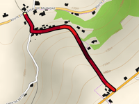 Plaine de Lanceman vanuit Le Turrou via Chemin de Vignet