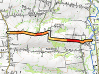 Pod Sosną depuis Wilczkowice par Bukowe Wzgórze