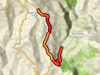 Poggio Barone desde Rochette di Fazio