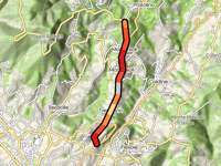 Poggio Carega über Via Bolognese