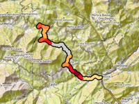 Poggio del Termine da Nozza via Mura