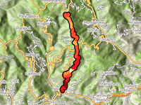 Poggio di Valdinazzi von Nievole über Via Biglio