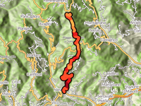 Poggio di Valdinazzi von Nievole über Via Sovvigno