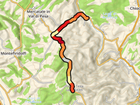 Poggio Testa Lepre da Ponte di Gabbiano