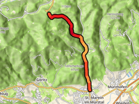Poguschstrasse von Sankt Lorenzen im Mürztal