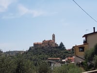 Salita di Pompeiana da Santo Stefano al Mare