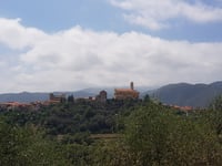 Salita di Pompeiana da Santo Stefano al Mare