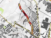 Pontisse par Rue du Doyard & Rue Hurbise