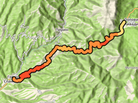 Popovi Livadi Pass from Gorno Spanchevo
