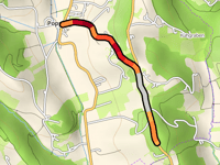 Poppendorfbergweg von Poppendorf