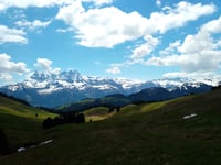 Portes de Culet from Morgins