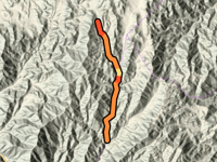 Portillo de Bonillo from Quebrada Los Gateados