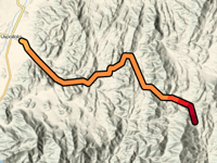 Portillo de Bonillo from Uspallata