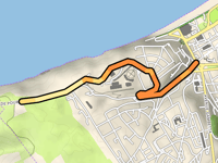 Route de Pourville von Dieppe