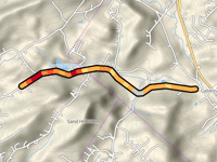 Powder Mill Hollow Road from Gabelsville