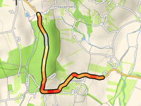 Preguckenberg von Unterlaasen über Laasenerstrasse