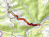 Preischeid from Machtemesmühle via Preischeiderley