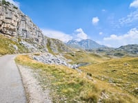 Prevoj Sedlo / Durmitor von Plužine über Trsa