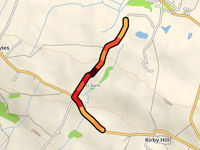 Priest Gill Bank via Flats Bank