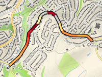 Prospect Road via Woodland Place