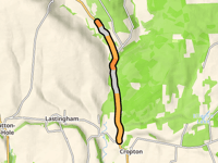 Pry Hills Lane przez Moor Lane