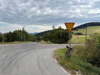 Porębą Pass from Rudawa