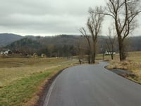 Palczyk Pass from Zagórze Śląskie