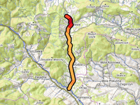 Słopnicka Pass from Kamienica