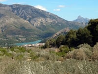 Port de Confrides über Benimantell