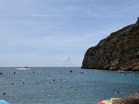 Puerto de la Granadella depuis Platja de la Granadella