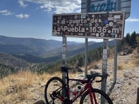 Puerto de la Puebla über Puebla de la Sierra