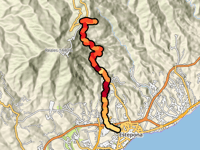 Puerto de Peñas Blancas z Estepona przez Camino La Malagueña