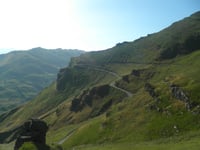 Puerto de Portillo de Lunada depuis San Roque de Riomiera