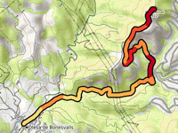 Puig Bernat desde Olesa de Bonesvalls