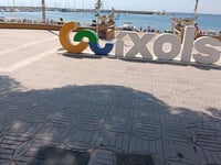 La Dona Espenyada desde Sant Feliu de Guíxols
