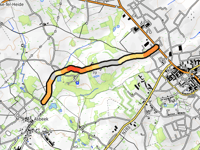 Putberg przez fietspad