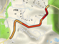 Quail Hollow Road von Glen Arbor Road