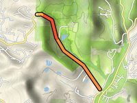 Quail Hollow Road von Zayante Creek
