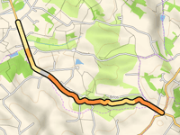 Quissac Haut desde La Coudrayre por Route de Laugnac