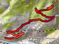 Raaft da Baltschieder via Choruderri