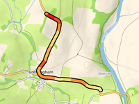 Rabbit Lane da Loyne Bridge via Gressingham