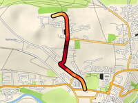 Racecourse Road przez Hurgill Road
