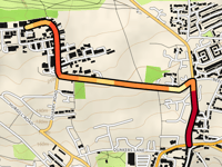 Racecourse Road przez Gallowgate