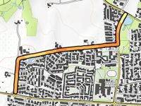 Råhøjvej via Klokkeskovvej