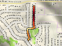 Rainbow Gap über Chadrick Drive