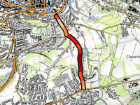 Ralph Allen Drive via Prior Park Road