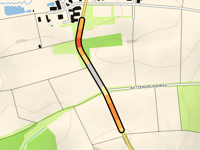 Rathausstrasse z Thundorf in Unterfranken