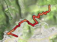 Rechenhof from Mühlau via Holzgasse